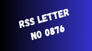 rss letter no 0876